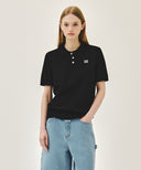 COOL TOUCH COLLAR HALF KNIT IN BLACK image 1