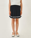 KIDS W MARINE PLEATED SKIRT IN NAVY image 1