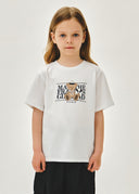KIDS MARIN BEAR CLASSIC LOGO TEE IN WHITE image 3