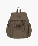 CLASSIC LOGO STOPPER POCKET BACKPACK IN BROWN image 1