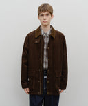 CORDUROY HUNTING JACKET IN BROWN image 1