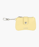 REGULAR LOGO PEANUT KEYRING WALLET IN LIGHT YELLOW image 1