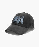 CORDUROY CLASSIC LOGO CAP IN CHARCOAL GREY image 1