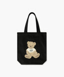 DOODLE BEAR ECO BAG IN BLACK image 1