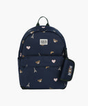 KIDS BEAR PRINT BACKPACK IN NAVY image 1