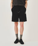CLASSIC LOGO SWEAT SHORTS IN BLACK image 12