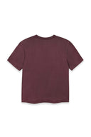 VINTAGE LOGO GRAPHIC TOP IN BURGUNDY image 2