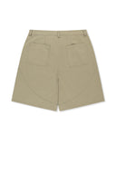 CURVED SEAM BERMUDA PANTS FOR MEN IN BEIGE image 14