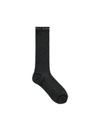 SHEER GLITTER CREW SOCKS IN BLACK image 4