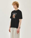 MARINE DRAWING DOODLE GRAPHIC TEE IN BLACK image 2