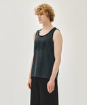 SHADOW CLASSIC LOGO SLEEVELESS IN CHARCOAL GREY image 2