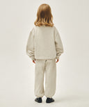 KIDS DOODLE CLASSIC LOGO JOGGER SET-UP IN OATMEAL image 2