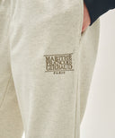 CLASSIC LOGO SWEAT PANTS IN OATMEAL image 8