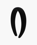 KIDS W CIRCLE LOGO HAIR BAND IN BLACK image 2