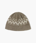 FAIRISLE BEANIE IN BEIGE image 2