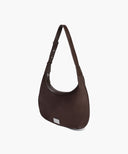 CLASSIC LOGO ROUND SHOULDER BAG IN BROWN image 2