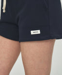 W BASIC SWEAT SHORTS IN NAVY image 8