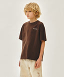 KIDS BACK GRAPHIC OVERSIZED TEE IN BROWN image 2