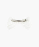 CIRCLE LOGO RIBBON HAIR PIN IN WHITE image 2
