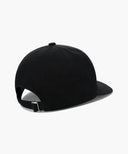 DOODLE TYPO 5PANEL COVERED CAP IN BLACK image 2