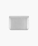 CLASSIC LOGO FLAP WALLET IN SILVER image 2