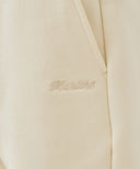 W LACE DETAIL SWEAT SHORTS IN IVORY image 2