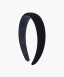 REGULAR LOGO VELVET HAIR BAND IN DARK NAVY image 2