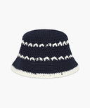 KIDS CROCHET HAT IN NAVY image 2