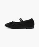 W BANDING RIBBON FLAT SHOES IN BLACK image 4