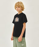 KIDS MARIN BEAR CLASSIC LOGO TEE IN BLACK image 18