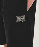 CLASSIC LOGO SWEAT SHORTS IN BLACK image 2