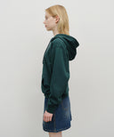 CLASSIC LOGO HOODIE IN GREEN image 2