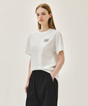 DOODLE BEAR TEE IN WASHED BLACK image 2