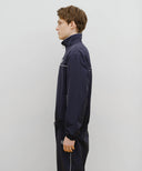 MARITHÉ SPORT NYLON TRACK ZIP-UP JACKET IN NAVY image 8