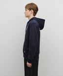 BIG COLLEGE LOGO GRAPHIC HOODIE ZIPUP IN NAVY image 2