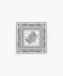 CLASSIC LOGO BANDANA SCARF IN WHITE image 1