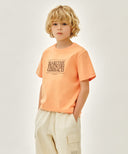 KIDS CLASSIC LOGO TEE IN ORANGE image 2