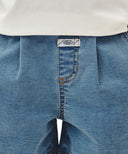 KIDS W DENIM SHORTS IN BLUE image 2
