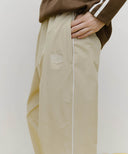 MARITHÉ SPORT NYLON TRACK PANTS IN BEIGE image 2