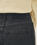 W HIGH STRAIGHT STRIPE DENIM PANTS IN BLACK image 2