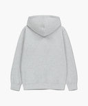 CLASSIC LOGO HOODIE IN LIGHT HEATHER GREY image 2
