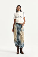 MATIN SPELL POINT KNIT ZIP UP VEST IN IVORY image 11