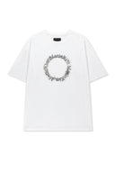 MATIN KIM CIRCLE LOGO TOP FOR MEN IN WHITE image 10