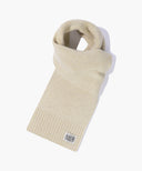 CLASSIC LOGO MUFFLER IN BEIGE image 7