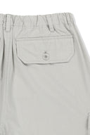 WASHED COTTON PATCH POCKET BERMUDA PANTS IN CHARCOAL GREY image 5