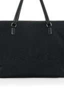 MATIN LOGO STITCH TWO WAY BIG BAG IN BLACK image 5