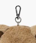 KIDS BEAR POUCH KEYRING IN BEIGE image 9