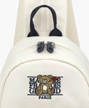 KIDS BEAR CLASSIC LOGO 2WAY SLING BAG IN IVORY image 3