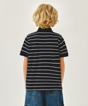 KIDS SMALL CLASSIC LOGO PK TEE IN NAVY image 3