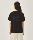 VINTAGE LOGO TYPO TEE IN BROWN image 3